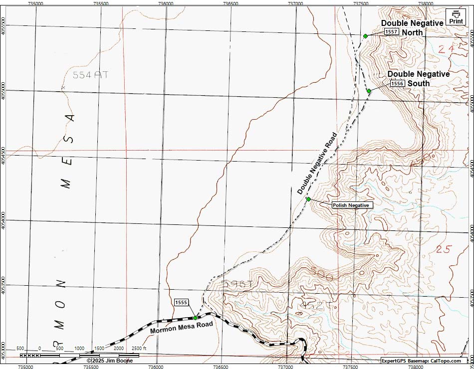 Ireteba Wash Map