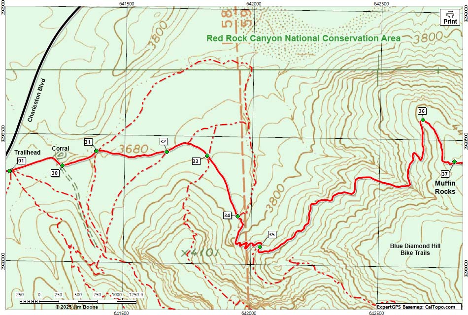 Muffin Trail Map