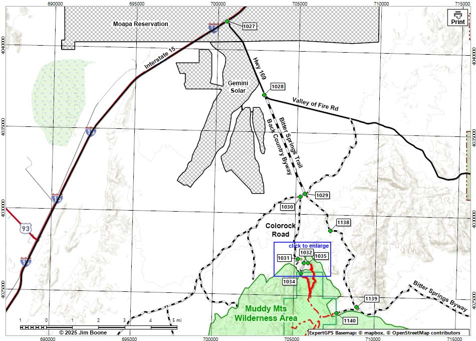 Colorock Road Map